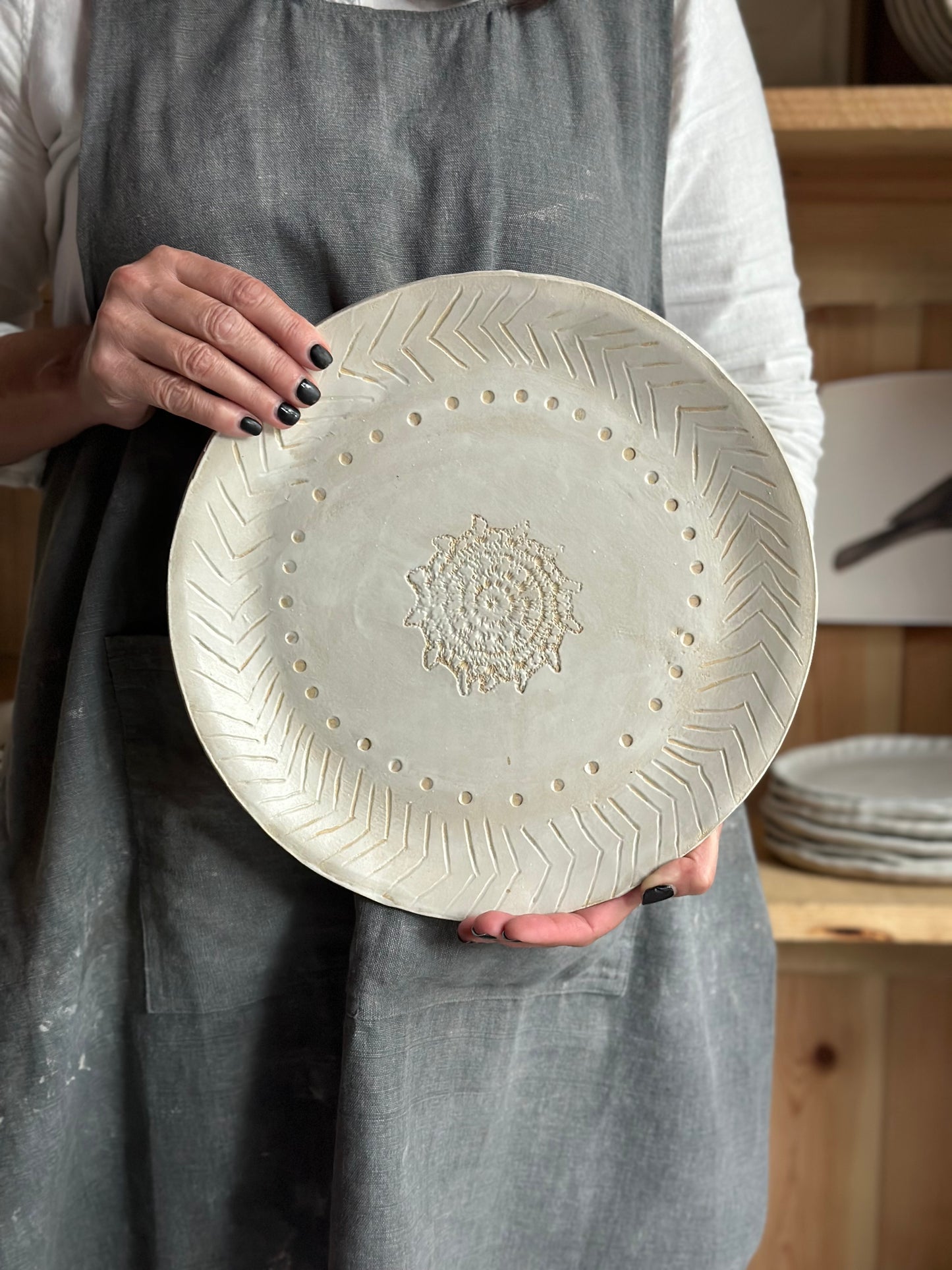 Vintage Lace Serving Dish